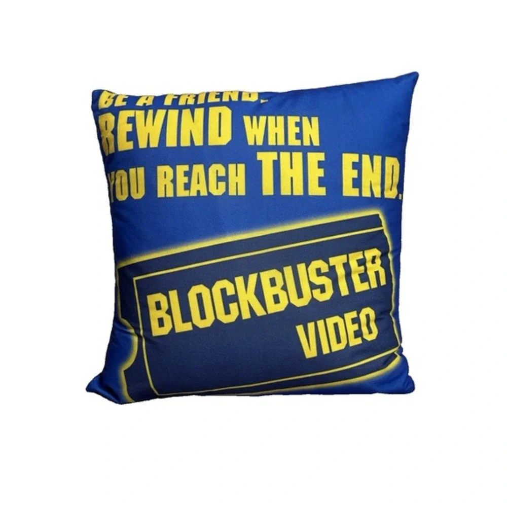 NEW novelty throw pillow 18x18 inches pillowcase & insert included movie‎ night